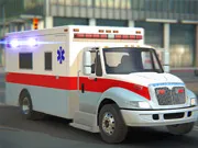 City Ambulance Car Driving
